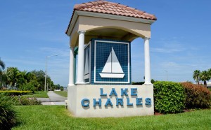 Lake Charles at St. Lucie West, Florida.
